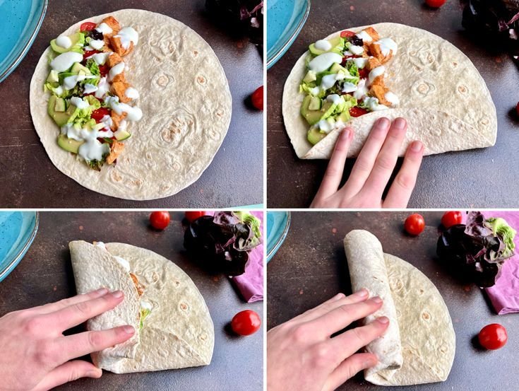 Easy Chicken Avocado Wrap