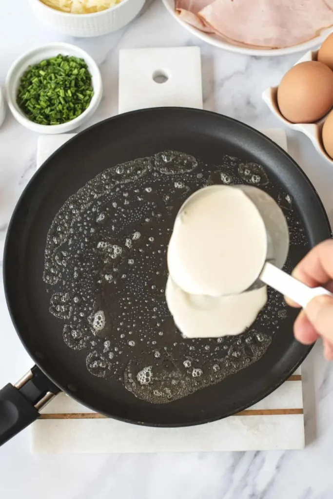 Easy Ham and Cheese Crepes