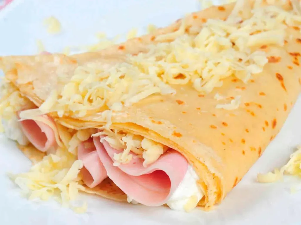 Easy Ham and Cheese Crepes