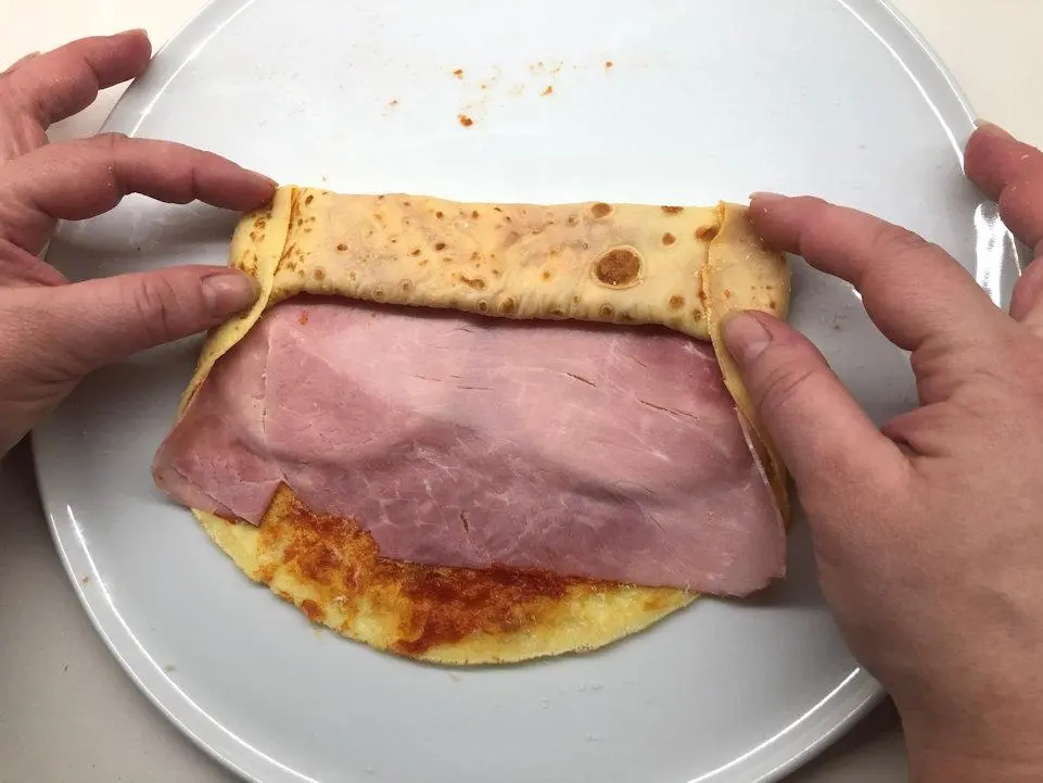 Easy Ham and Cheese Crepes