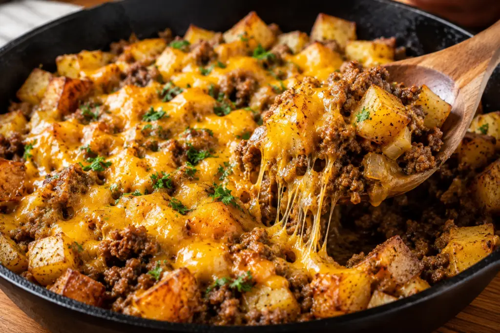 Easy Homemade Beef Potato Bowl