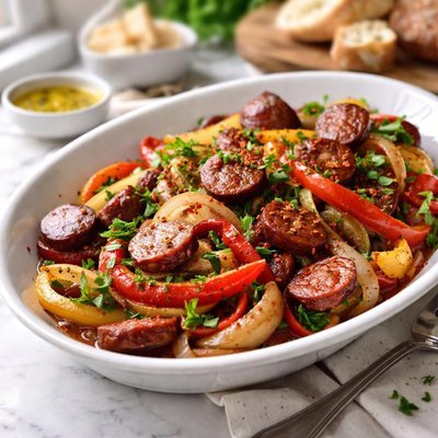 Easy Sausage and Pepper Sandwich