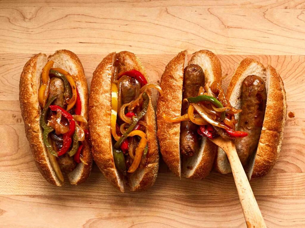 Easy Sausage and Pepper Sandwich