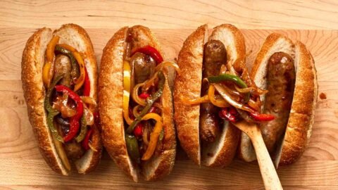 Easy Sausage and Pepper Sandwich
