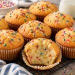 Easy Vanilla Sprinkle Muffins