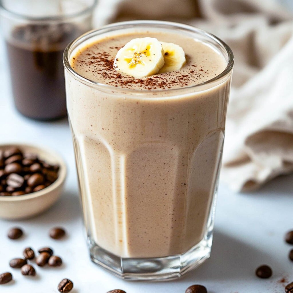 Easy and Creamy Coffee Banana Smoothie