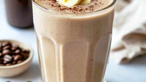 Easy and Creamy Coffee Banana Smoothie