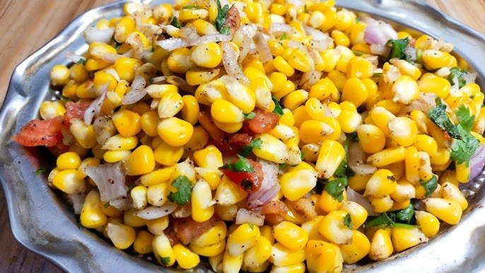 Easy and Delicious Creamy Broccoli Cauliflower Corn Salad