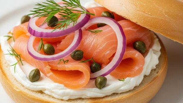Easy and Delicious Smoked Salmon Bagels