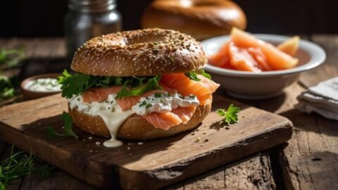 Easy and Delicious Smoked Salmon Bagels