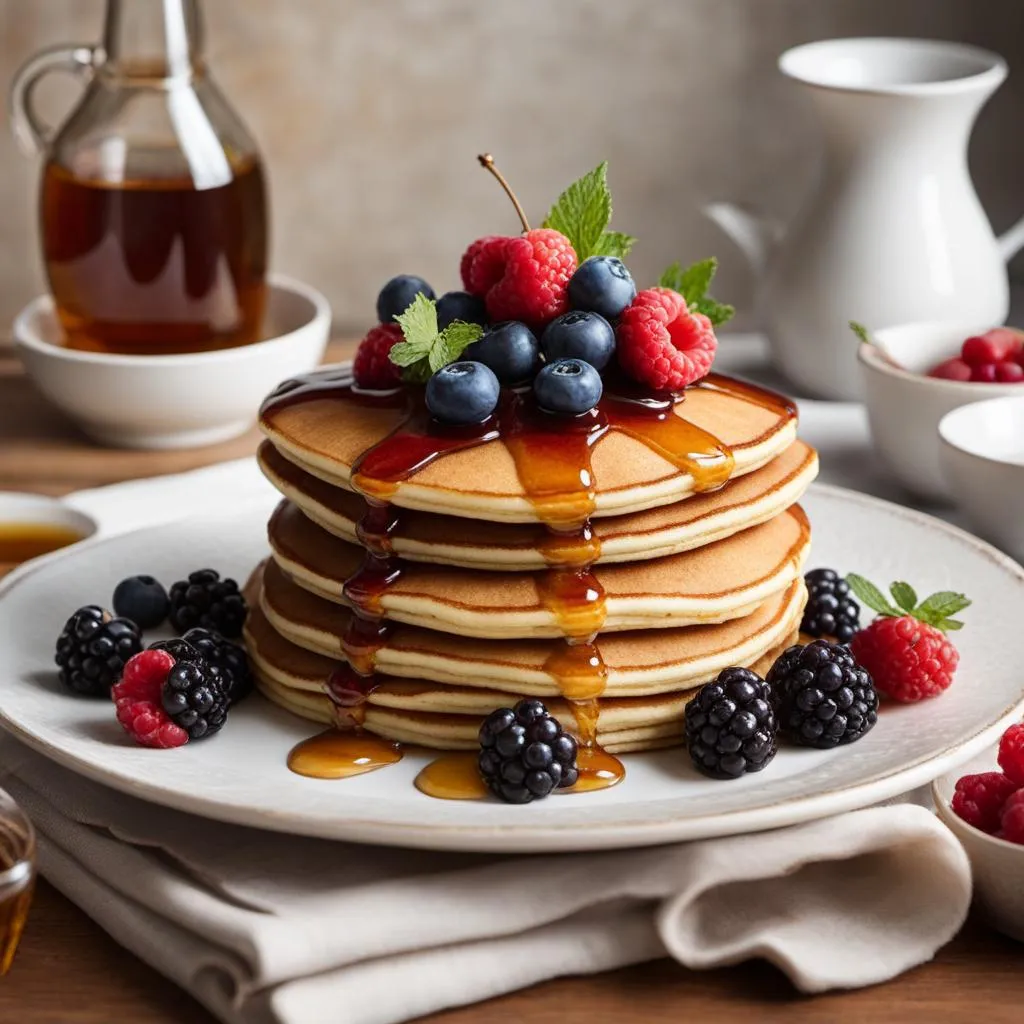 Easy and Healthy Oatmeal Protein Pancakes