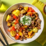 Easy Homemade Beef Potato Bowl