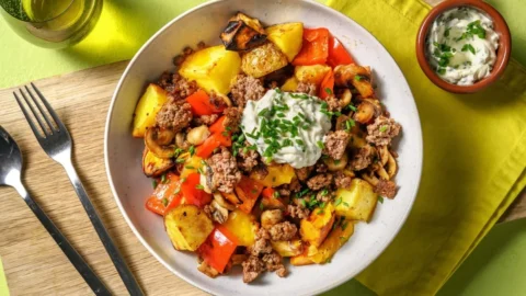 Easy Homemade Beef Potato Bowl