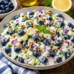 Fresh Greek Blueberry Yogurt Salad