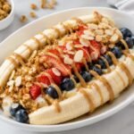 Fresh Banana Split Breakfast