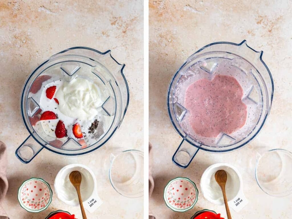 Healthy Strawberry Chia Pudding