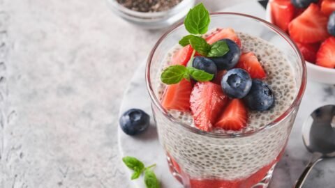 Healthy Strawberry Chia Pudding