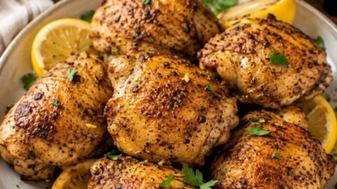 Juicy Air Fryer Lemon Chicken