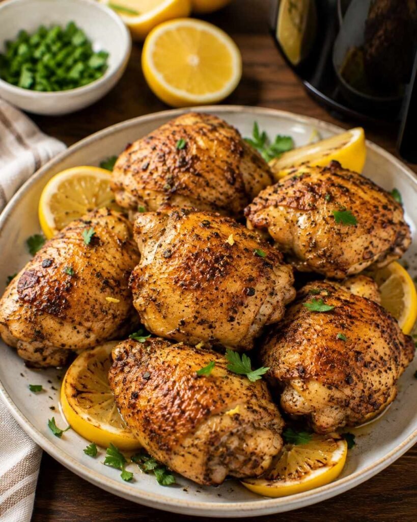 Juicy Air Fryer Lemon Chicken