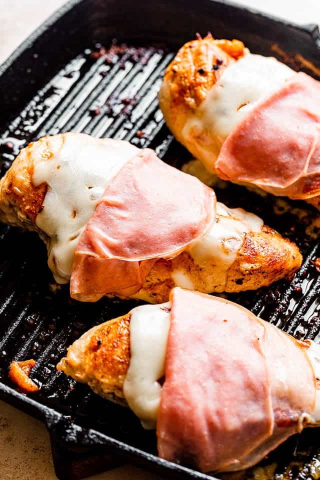 Juicy Grilled Chicken Cordon Bleu Sandwich