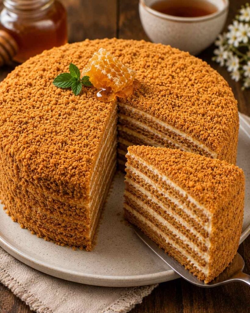 Moist Honey Cake Recipe