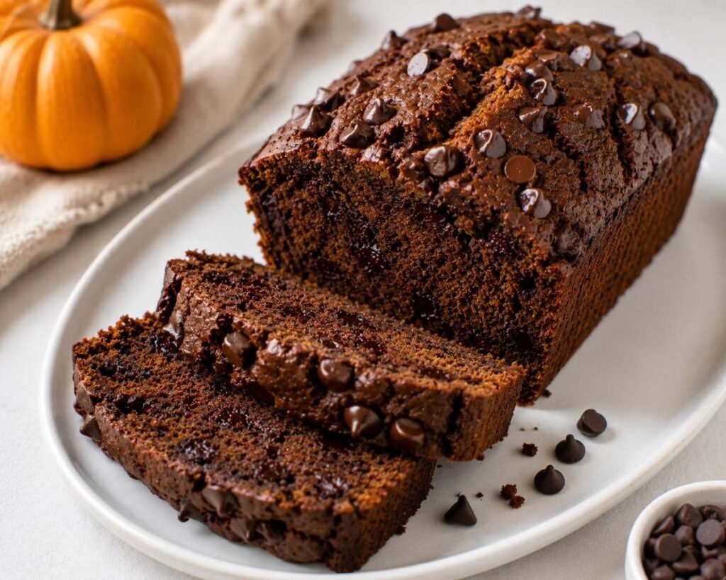 Rich Double Chocolate Pumpkin Bread