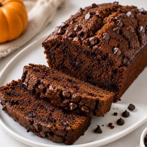 Rich Double Chocolate Pumpkin Bread