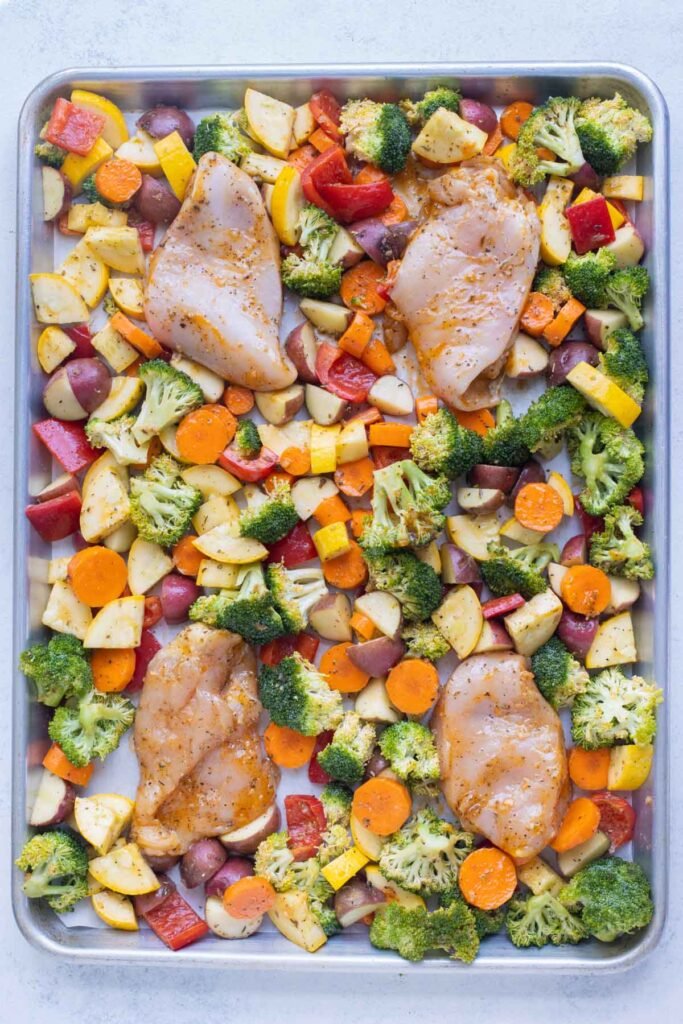 Sheet Pan Chicken and Vegetables –Healthy and Flavorful