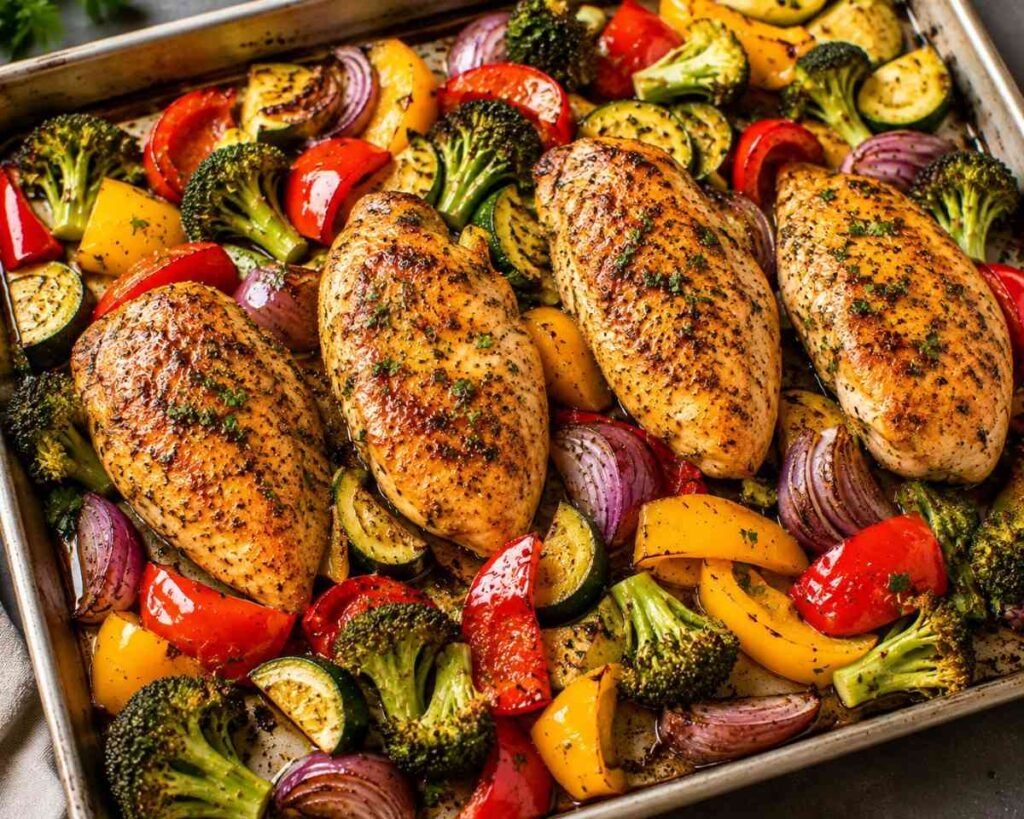 Sheet Pan Chicken and Vegetables –Healthy and Flavorful