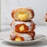 Soft Cream Filled Sugar Donuts