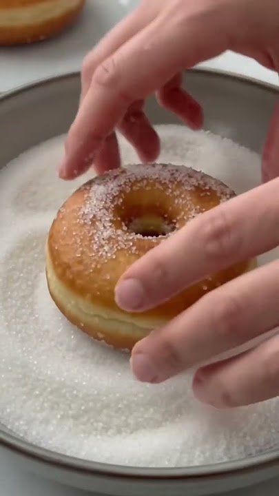 Soft Cream Filled Sugar Donuts