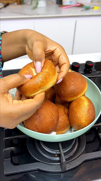 Soft Cream Filled Sugar Donuts