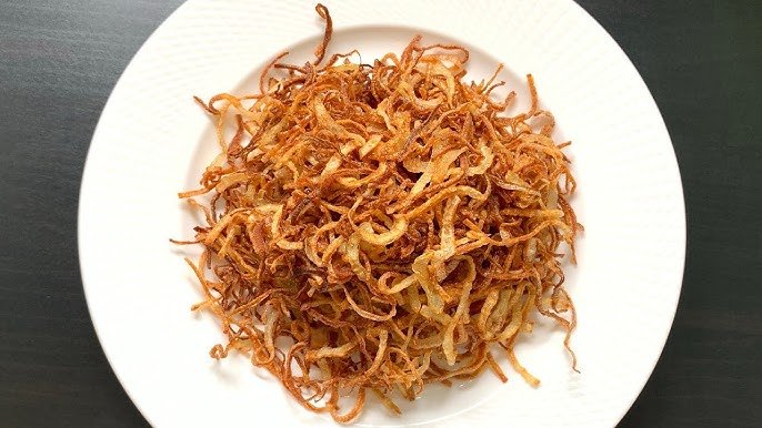 Spiced Sausages and Crispy Onions