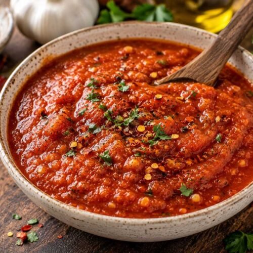 Spicy Arrabbiata Pizza Sauce