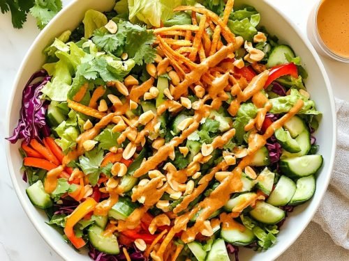 Thai Peanut Salad – Easy and Crunchy