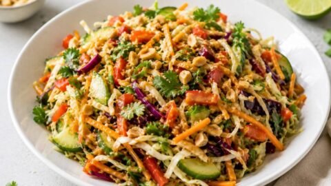 Thai Peanut Salad – Easy and Crunchy