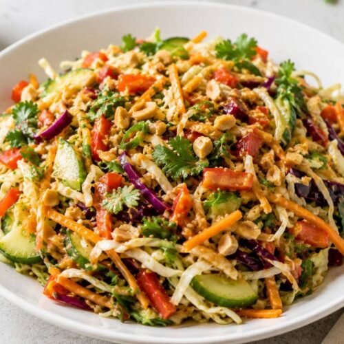 Thai Peanut Salad – Easy and Crunchy