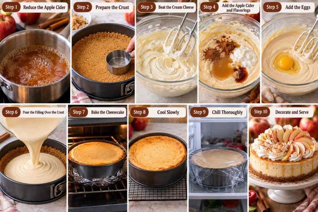 Apple Cider Cheesecake