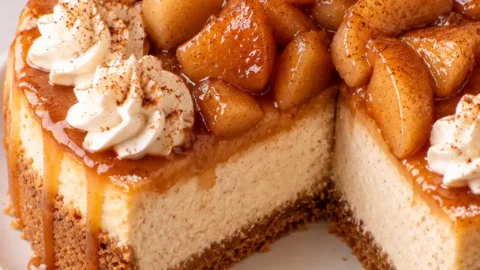 Apple Cider Cheesecake