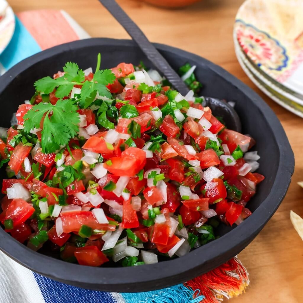 Authentic Mexican Pico de Gallo – Chunky and Flavorful