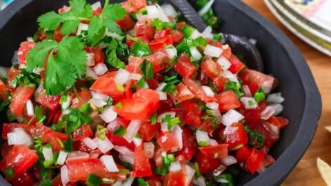 Authentic Mexican Pico de Gallo – Chunky and Flavorful