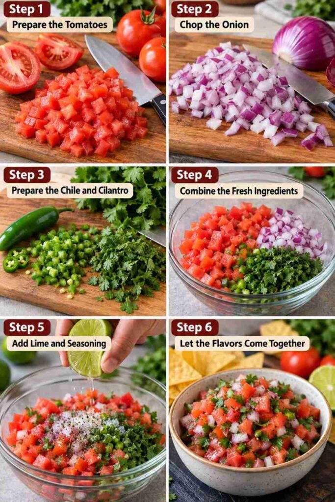 Authentic Mexican Pico de Gallo – Chunky and Flavorful