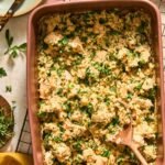 Butter Herb Chicken and Rice Bake
