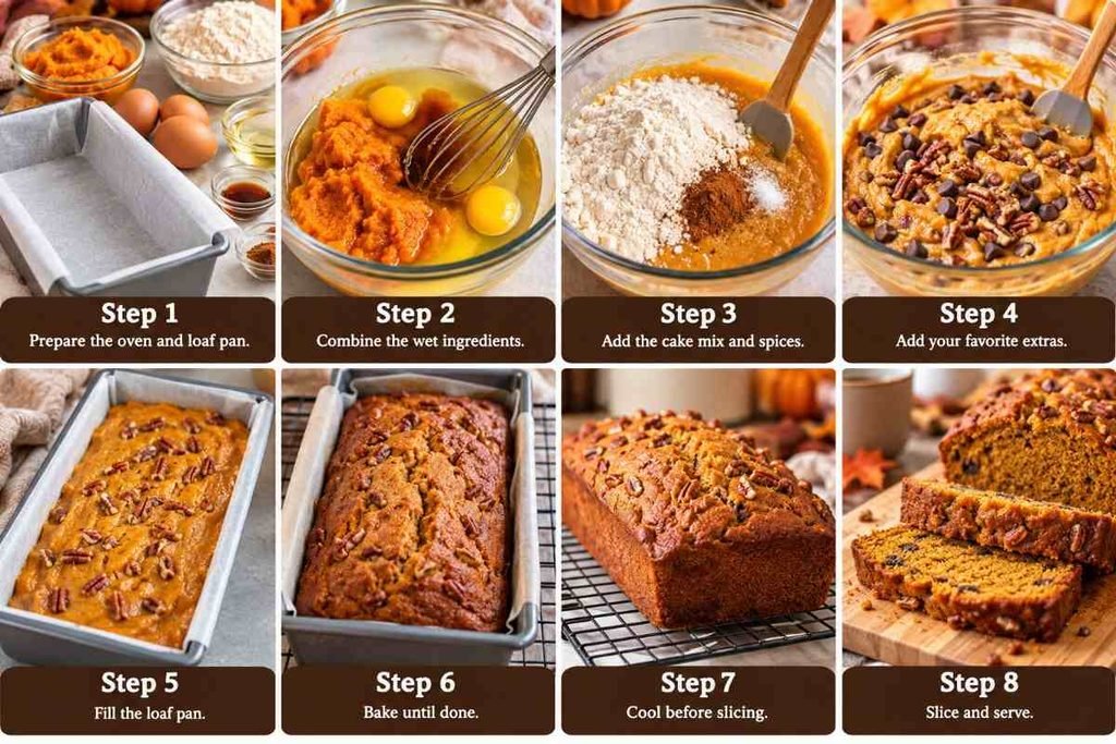 Cake Mix Pumpkin Bread