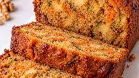 Carrot Apple Zucchini Bread
