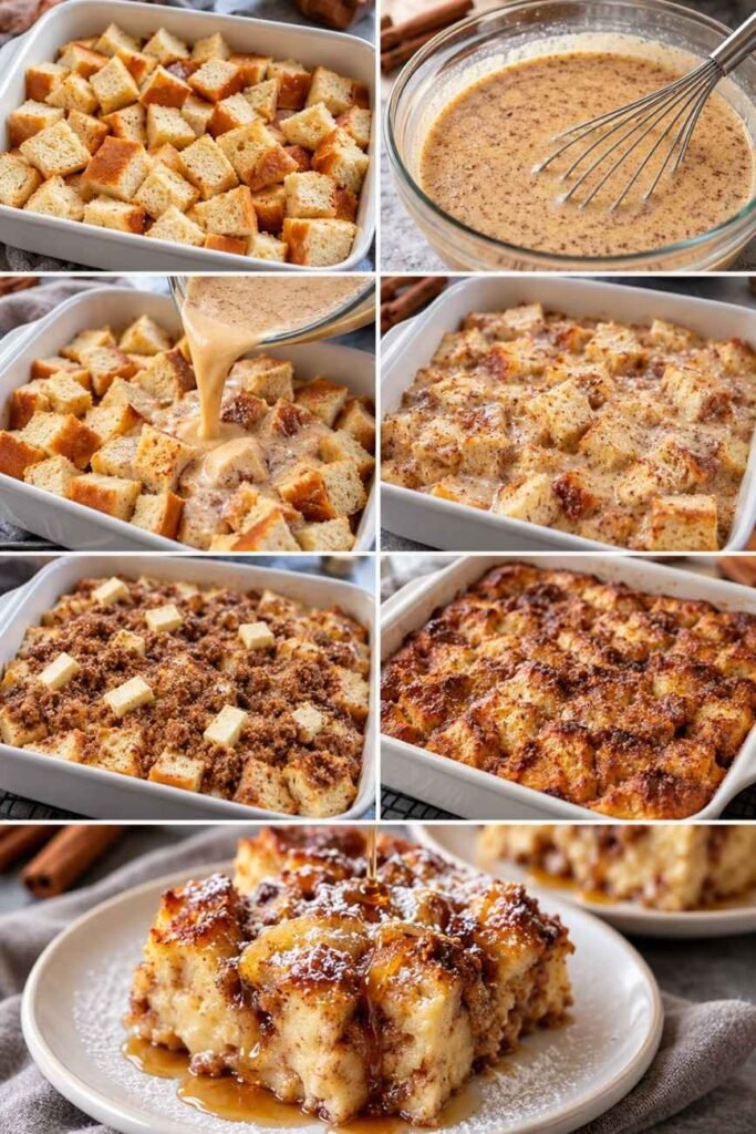 Cinnamon Roll French Toast Casserole