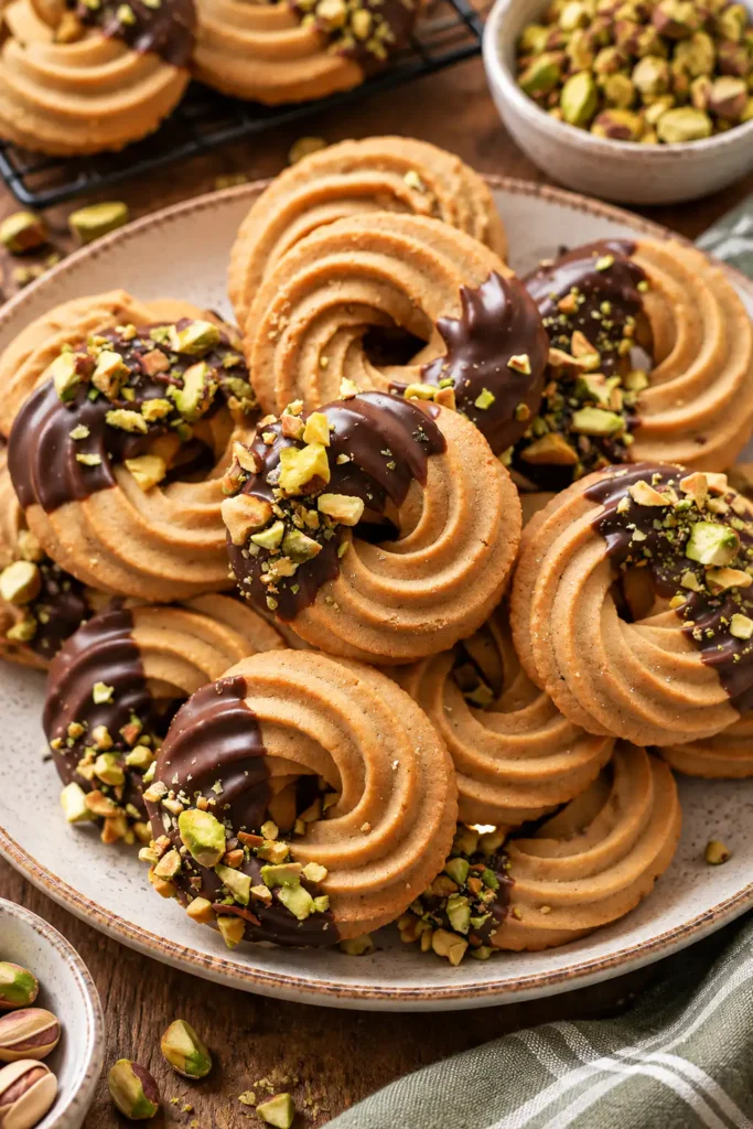 Coffee Butter Cookies: