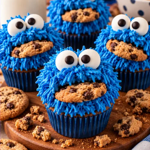 Cookie Monster Cupcakes – Fun and Delicious