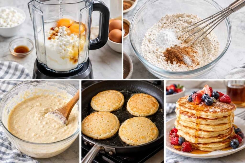 Creamy Cottage Cheese Pancakes – Easy and Delicious