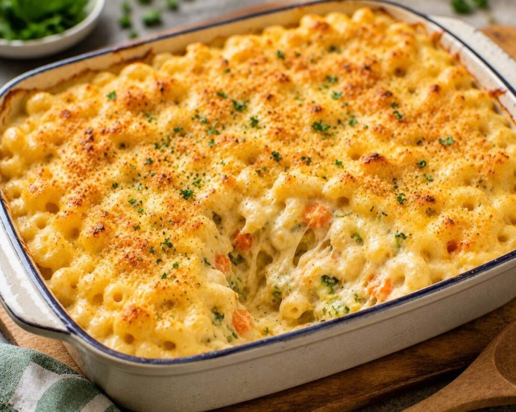Creamy Macaroni and Cheese with Hidden Vegetables